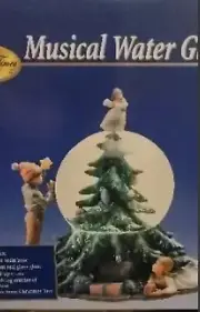 Christmas Musical Snow Water Globe Christmas Childrens Boy Girl Tree Motion