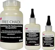 Butterfly Free Chack Table Tennis Racket Glue - Perfect for Assembling Table Tennis Ping Pong Paddle - Comes with Sponges and Application Clip to Easily Replace Table Tennis Rubber