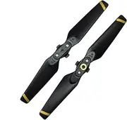 Propeller Parts 4730F Quick Release Propeller Replacement Props Folding Blade 4730 CW CCW, for DJI Spark Camera Drone Replacement Propellers(Bundle 3,Gold)