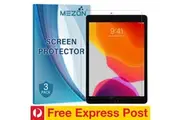 [Set of 3] Apple iPad 10.2" 2019/2020 Ultra Clear Film Screen Protector by MEZON Case and Pencil Friendly (iPad 10.2", Clear) FREE EXPRESS