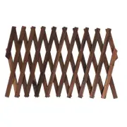 Expanding Wooden Garden Wood Pull Mesh Wall Fence Grille for Home Garden3250