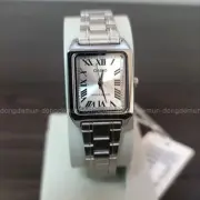 LTP-V007D-7B Casio Women Analog metal Watch silver Dial Original New