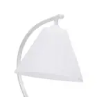 1:12 Scale Doll House Table Light Simple White Pleated Lampshade Table Lamp Dec♡