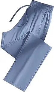 Women's Athletic Pants Drawstring Elastic Waist Summer Trousers Loose Fit Lightweight Quick Dry Workout Running Pant