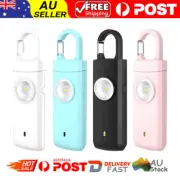 Personal Safety Alarm 130dB LED Security SOS Keychain Panic EmergCWcy Women