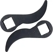 Crowbar Adapter Heads, Pry Wrench Heads for Narrow Space Angle Adjustable, Pry Bar Tool Attachment, Fit 1/2-inch Ratchet, Open-end Wrench, Heavy-Duty Crowbar