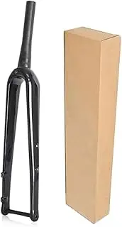 ZECHAO Carbon Fiber 700C Road Bicycle Front Fork, 12 * 100mm Thru Axle 39.8mm Spinal Canal Disc Brake Bike Fork Weight 523G