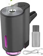Smart Car Air Freshener - Rechargeable Oil Diffuser, Car Vent Aromatherapy | Automatic Scent Release System Design, Compact Fragrance Mist Dispenser Setup Built Enhance Ambiance for Racing