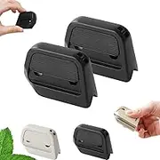 Mini Ceramic Paper Cutter Portable Mini Ceramic Paper Cutters, uto-Retractable, Pocket Sized, Minis Effortless Box Opener & Cutters for Home Office (black,2Pcs)
