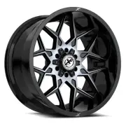 20x9 XF Off-Road XF-238 Gloss Black & Mach Titanium DDT Wheel 5x5/5x5.5 (0mm)