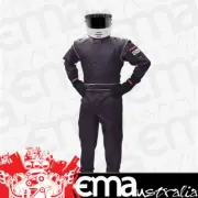 Pyrotect PYJSDx1201 Junior Dx1 Black 1-Piece Racing suit Medium 8-10 Sf-1 Single