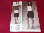 VOGUE AMERICAN DESIGNER #V1382 - ANNE KLEIN - LADIES DRESS PATTERN 8-16 FF