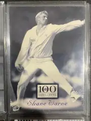 Shane Warne Rookie Card in Full Set Futera 100 Years of VCA -100 Greatest w/CO