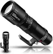 [TTARTISAN] 500mm F6.3 Manual Focus Lens, for Stunning Wildlife, Sports Action Shots, Astrophotography Compatible with Canon EF-Mount Cameras EOS 5D Mark IV, EOS 6D Mark II, EOS 90D