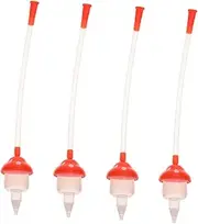 KOMBIUDA 4pcs Nasal Nasal Cleaning Nose Cleaner Nose Cleaner for Nasal Suction Nasal Clearing Device Nose Cleaner Nasal Red Silica Gel