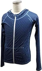 Jaggad(ジャガッド) 4905 Rash Guard Hoodie, Large Hood, UPF50+, Sun Protection, Anti-Scratch, Polka Dot