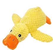 45cm Calming Duck Dog Toy Bright Yellow Mellow Duck Calming Dog Toy Quack Quack Ducks Dogs Toys Interactive Toys for Puppy Pet Supplies for Indoor Playing