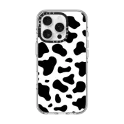 iPhone 16 Pro Clear Case MagSafe Compatible COW PRINT
