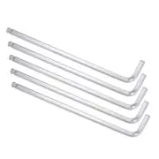 5pcs L-Handle Ball End Hex Key 1/4" SAE L-Shape Wrench 40cr Hand Tools
