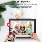Coffee EU Plug 10.1in High Clear Smart WiFi Digital Photo Frame With APP 32G