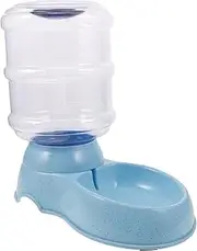 Happyyami Pet Water Feeder Water Dispenser Automatic Pet Water Dog Water Bowl Cat Waterer Cat Fountains for Drinking Cat Drinking Fountain Cat Water Fountain Dog Waterer Bowl Sky-Blue Pp