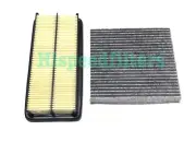 ENGINE&CARBONIZED CABIN AIR FILTER For 2003-07 HONDA ACCORD V6 3.0L TL RL 04-06 (for: Honda)