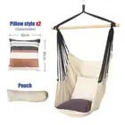 320kg Home Outdoor Double Cotton Hammock Optional Steel Frame Stand Combo Swing