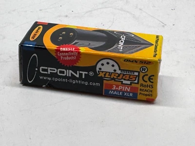 CPOINT XLRJ45-3M RJ45 to 3 Pin Male XLR Adapter
