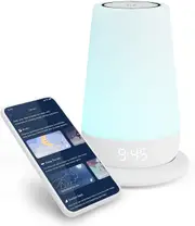 Hatch Rest+ Baby & Kids Sound Machine - 2Nd Gen - Child’S Night Light, Alarm Clock, Toddler Sleep Trainer, Time-To-Rise, White Noise, Bedtime Stories, Portable, Backup Battery (With Charging Base)