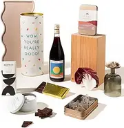 Luxury Wine & Cozy Gift Hamper | Warm Whitney Gift Hamper by Good Day People | Premium Winter Hamper with Red Wine, Mulled Wine Kit, Bahen & Co. Chocolate & Scented Candle – Perfect for Relaxation, Christmas, Birthdays & Pampering Gifts