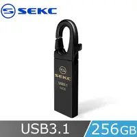 在飛比找PChome24h購物優惠-SEKC SDM32 256GB USB3.1高速金屬扣環隨