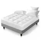 Giselle Bedding Mattress Luxury Pillowtop Topper Underlay Mat Cover SINGLE New