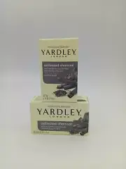 Yardley London Activated Charcoal 4.25 oz Bar Soap (2pack)