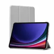 For Samsung Galaxy Tab S9 11 inch Case Folio Leather Smart Magnetic Flip Stand Case Cover (Grey)