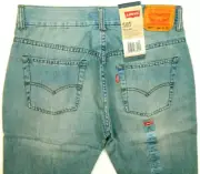 NEW Levi's 505 Regular Blue Jeans measured Fit 28x28 16 R Old Stock