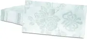 Hoffmaster 856513 Linen-Like Silver Prestige Printed Disposable Guest Towel 1/6 Fold 12 inches by 17 inches (unfolded) Case of 500 (4 packages of 125)