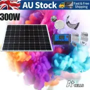 12V 350W Solar Panel Mono Caravan Camping Power Battery Charging USB Controller