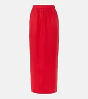 [Posse] Posse Bonnie linen pencil skirt UK 6 red