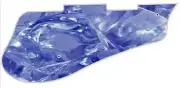 Pickguard Pick Guard 5120 Graphical Graphic Guitar Purple Ice