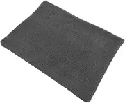 Milisten Pet Warm Blanket Heating Blanket Warming Cat Bed Dog Accessories Outdoor Pet Heating Pads for Cats Kitten Supplies Grey Lambswool
