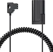 D-tap to NP-F550 Dummy Battery Cable Decoded F570 NP-970 Power (Camera Camcorder Broadcast LED Light Monitor Atomos Ninja/Shinobi Video Transmitter BMPCC 6K) from Vmount AB Battery