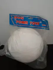 Vintage 1970's-80's Foam Epoch Volleyball Still Sealed, White