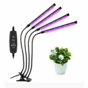 1x Indoor Clip 4 Head 80 LED Grow Light Growing Veg Flower 40W Plant Lamp