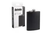 Bartender Stainless Steel Hip Flask 236mL (Matte Black)