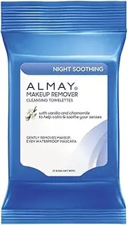 Almay Night Soothing Makeup Remover Cleansing Towelettes With Vanilla And Chamomille