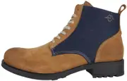 Helstons Deville Armalith Motorcycle Boots, blue-brown, Size 44 for Men Blue Brown