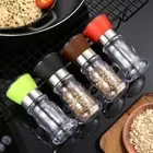 Transparent Spice Mill Adjustable Particle Size Seasoning Bottles Restaurant