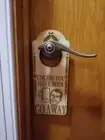 Unless You Have Beer Go Away Wooden Door Hanger 8 Stain Colors