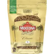Moccona Classic Medium Roast Freeze Dried Instant Coffee Pouch 180g