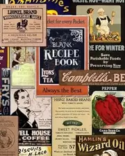 Blank Recipe Book: Recipe Journal ( Gifts for Foodies / Cooks / Chefs / Cooking ) [ Softback * Large Notebook * 100 Spacious Record Pages * Vintage ]